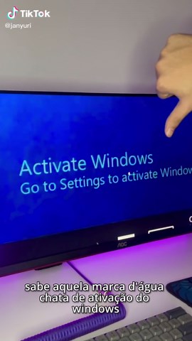Como ativar o windows de forma pratica e rapida totalmente de graça 😳 #dicasdepc #pcgamer #foryoupage #foryou #fyp #dica #curiosidades #dicastech #naofacaisso #windows #ativacao
