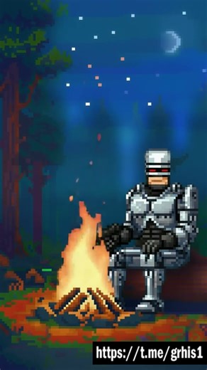 Pixel RoboCop | Future Law Enforcer in Retro Style 🤖💥 #robocop #pixelart