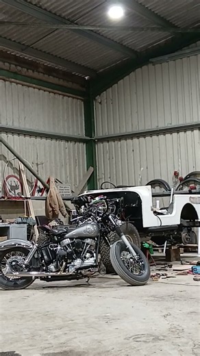 Harley Davidson Duo glide FLH hand change, Full rebuild