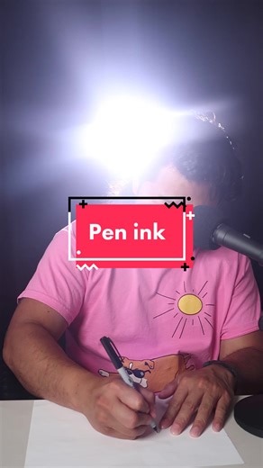 Exploring Pen Ink Through a Microscope