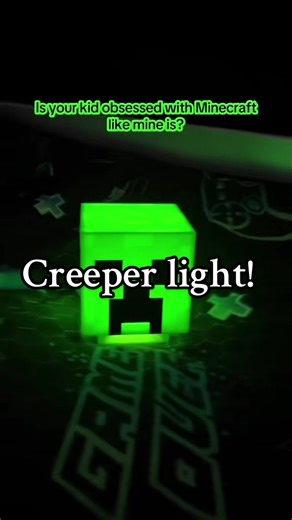 Light up your room with this Creeper nightlight! Perfect for Minecraft fans, it adds a glowing touch to any kids room or gamer station🔥💚 #MinecraftLamp #CreeperNightlight #GamingRoomDecor #MinecraftLighting #LEDNightlight Minecraft Creeper lamp - Creeper nightlight - Minecraft LED lamp - Creeper glow light - Minecraft room decor - Gaming room light - Minecraft nightlight - Creeper bedroom lamp - Minecraft nightlight LED - Creeper glow lamp - Minecraft LED nightlight - Creeper cube light - Mine