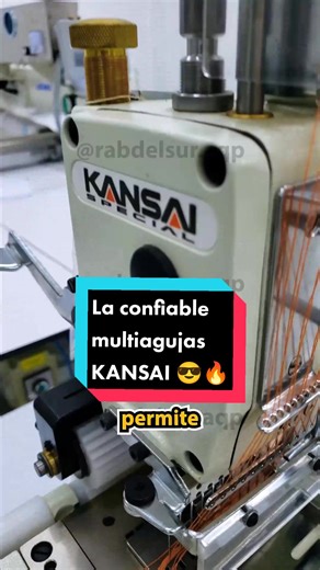 Multiagujas KANSAI disponible en RAB del Sur 🤩😎🔥 #fyp #foryou #parati #viral #costura #gamarra #remalladora #costuracreativa #costuraparaprincipiantes #maquinasdecoser #trucosdecostura #costurafacil #tipsdecostura😍 #sewingtips #sewinghacks #multiagujas #costurajeans