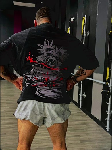 Trust the process and run with the vibez 🤘🏼 . Really gotta push the left leg work, surgery really threw me off with it 😩 #vibe #gym #fyp #jujutsukaisen #anime