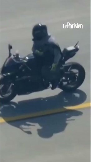 Un motard en fuite percuté à 240km/h en pleine course-poursuite