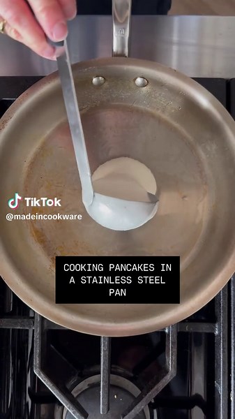 Stainless Steel Cookware: Flip Pancakes with Ease