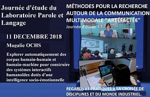Conférence 3 : Explorer automatiquement des corpus humain-humain et humain-machine pour construire des systèmes interactifs humanoïdes dotés d'une intelligence socio-émotionnelle