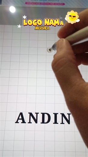 Inspirasi Desain Logo Simple dari Nama "ANDIN" #logo #logodesigninspiration #logodesign #logonama