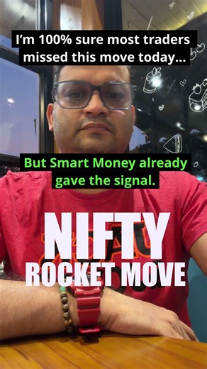 NIFTY Rocket Move 420 points with smart money foot prints