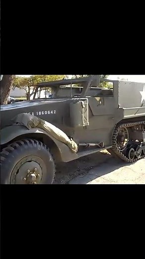 Fully Restored M3 Halftrack from WWII #m3halftrack