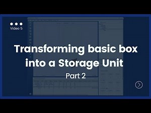 Transform a Basic Box into a Storage Unit and you will Master SketchList 3D