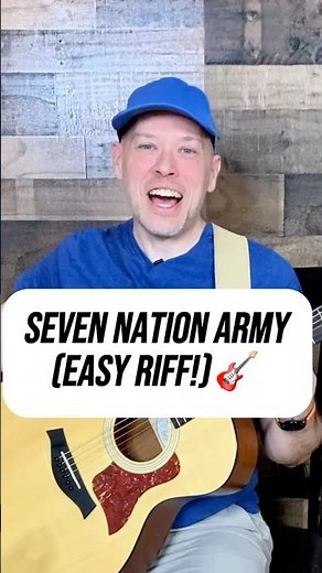 Beginners LOVE this 1-string riff from Seven Nation Army