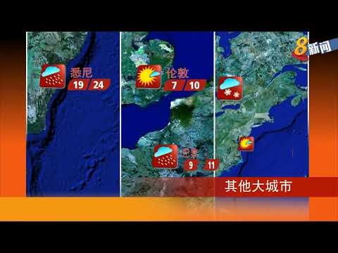 MediaCorp Channel 8 - Weather Forecast (一点新闻 News 8 at One) (2017-2022) (with 2003-2017 music)