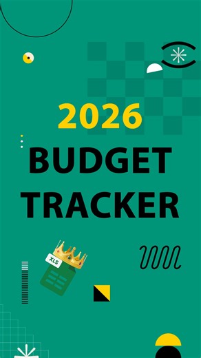 ExcelKingTips | Daily Excel Magic | 2026 Monthly budget tracker | Instagram