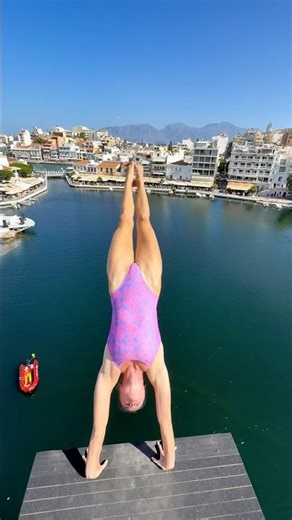 FALLING off the edge of a 21 meter platform 😳