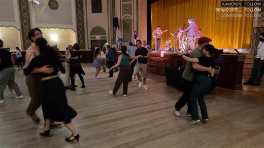 Dancing at The Breakaway in Oakland! Live swing music and dancing!