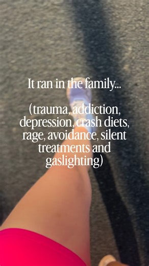Brittney Muha on Instagram: "It ran in the family, until it ran into me… ✋🏼🚫 -crash diets -numbing -silence -gaslighting -avoidance dressed up as strength I’m unlearning what I was shown—what I was given… the depression no one named, the addiction no one questioned, the gaslighting that made intuition feel unsafe, the silent treatments that taught love was conditional. Instead, I practice awareness. Movement as respect, not punishment. Food as fuel, not control. Feelings as information, not in