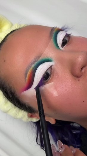 Step-by-Step Rainbow Makeup Tutorial | Color Combination Guide