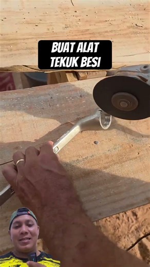 Cara buat alat tekuk besi #shorts #diy #craft #pertukangan #konstruksi
