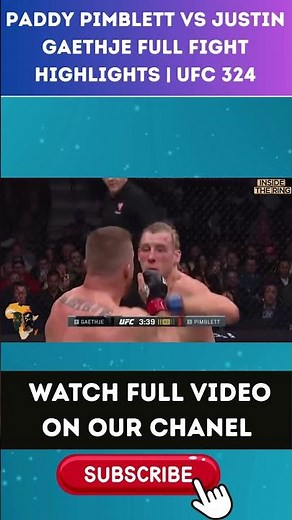Paddy Pimblett vs Justin Gaethje full fight Highlights | UFC 324 part 5
