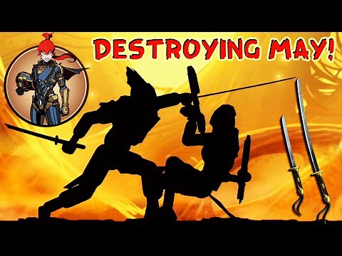 Shadow Fight 2 Special Edition. Defeating May with Shogun's Katana. She is SO HARD!