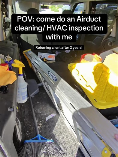 He called us back after 2 years! Airduct cleaning inspection🫡 #lasvegasservices#hvacinspection#lasvegastiktok#airductcleaning#HVAC