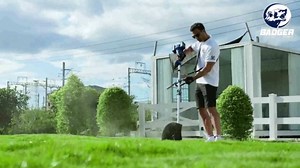 WILD BADGER 40V 4-in-1 Multi-Tool Kit: Weed Wacker, Pole Saw, Hedge Trimmer, Brush Cutter 2*20V 4Ah Batteries & Charger