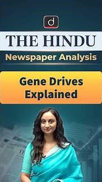 Gene Drives | Drishti IAS English | #shorts #ScienceTech #UPSC2026