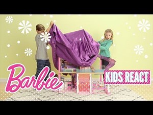 ‪@Barbie‬ | Kids React to the Barbie Dreamhouse