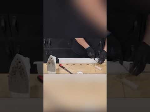 Applying Edge Banding to a Shelf @WoodArtRestorer