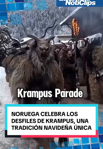 Desfile de Krampus en Noruega: Una Tradición Navideña