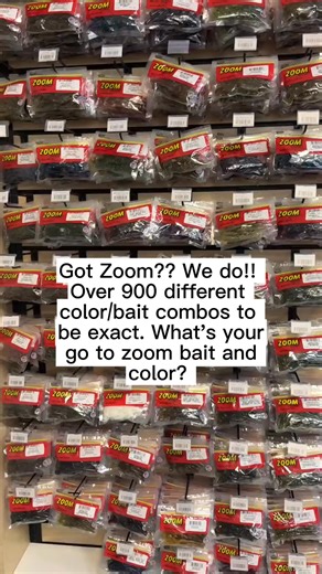 We've got you Zoom Bait fix! What's your go to bait/color combo? Let us know in the comments ⬇️ | Tackle Addict