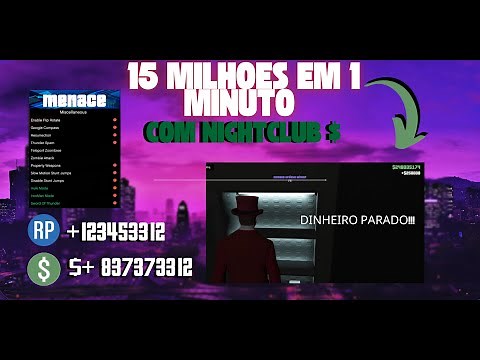 MOD MENU GTA ONLINE │DINHEIRO│LEVEL│PÓS BATTLEYE│ - MENACE MENU