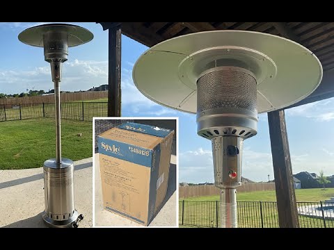 Patio Heater Unboxing and Install | Style Selections 48,000 BTU
