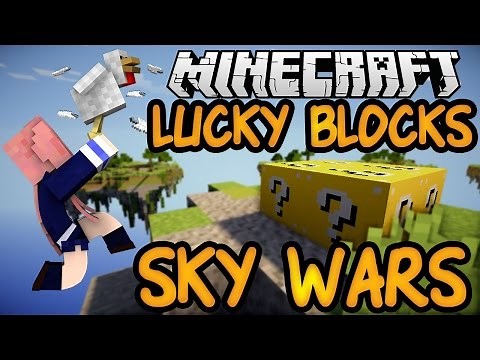 CHICKEN SQUAD | Vanilla Minecraft Lucky Blocks Sky Wars