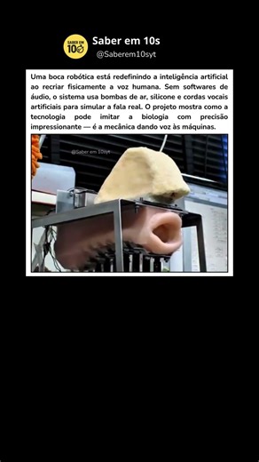 A mecânica dando voz às máquinas #curiosidades