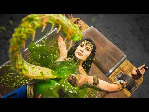MK1 All Fatalities & Animalities on Wonder Woman | Mortal Kombat 1 Gameplay