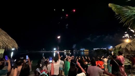 3.2K views · 51 reactions | Our Sand, Stars, and Celebrations: Beachfront New Year's Eve Party last December 31, 2023 at Bluewater Maribago was about creating cherished memories, dancing under the night sky, and embracing the simple joys that makes the new year extraordinary.  #DiscoverAmuma #BluewaterMaribago | Bluewater Maribago Beach Resort | Facebook