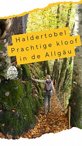 De Haldertobel in de Zuid-Duitse regio Allgäu is een prachtige kloof. Deze wandeling is 8 km lang en duurt 3 uur.. en vrijwel de hele tijd loop je langs het water, door het bos en zie je de sporen van de bever. Prachtig! #bergfamilie #allgau #duitsland #vakantie #wandelen | Bergfamilie