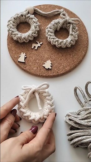 Horgolt mini karácsonyi dekoráció készítés / crochet christmas decor 0