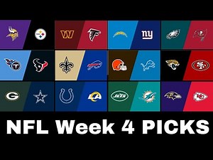 🏈 NFL Week 4 Picks & *PREDICTIONS*