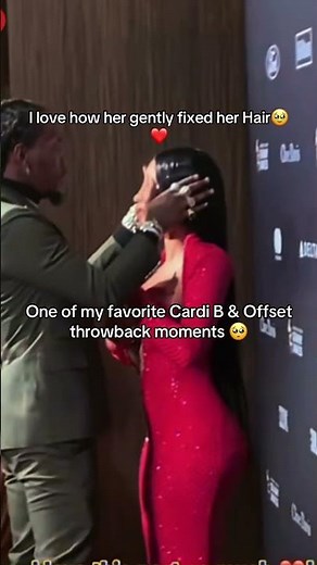 Throwback to this wholesome Cardi B & Offset moment. 🥺❤️ #cardib #offset #celebritycouples #fyp