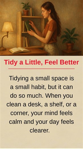 Tidy a Little, Feel Better | Calm English Reading & Listening Practice #englishforbeginners #english