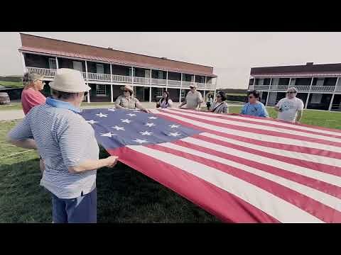 The Star-Spangled Banner - Fort McHenry Flag Folding Ceremony