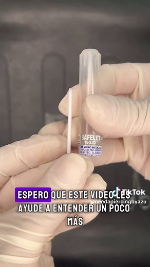 Diferencia entre aguja americana y catéter en piercing