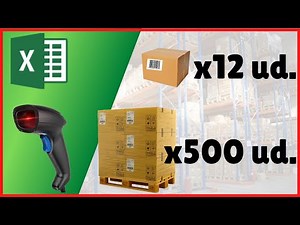 ▶️ Cómo hacer inventario en Excel con múltiplos por cajas y palets [Plantilla descargable]