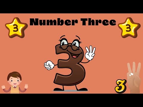 Learn the number three counting fun for kids