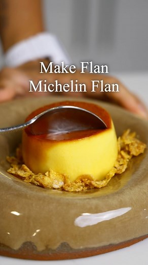 Matthew Norman Broussard on Instagram: "Corn milk flan w/cornflake cereal milk crumb. This tiny change brings HUGE results to a flan or custard. The change? A @breville Joule Sous vide water bath set to 180°F. With a solid tool like this i can ensure the custard never curdles and finishes as smooth as can be. Also the corn milk gave a really nice creaminess. If you want to try it here’s the recipe . -200grams yellow corn -14 oz can sweetened condensed milk -12 oz can condensed milk -4 whole eggs