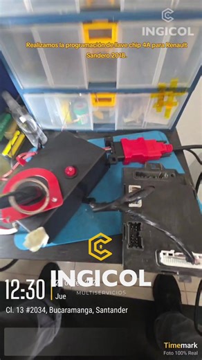 ¡Programamos la llave chip 4A para Renault Sandero 2018, llave fija, en banco UCH Johnson Controls modelo 2018! También extraemos el código PIN para colegas que lo necesiten. 🔑🚗 #Programación #Llaves #Renault #Sandero #PIN
