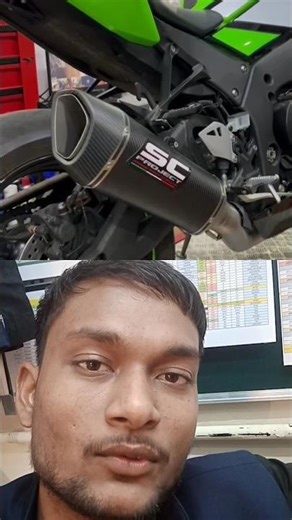 ​Kawasaki Ninja ZX-10R Pure Exhaust Sound || Akrapovic Full System 🚀 #zx10r #kawasakininja #exhaust