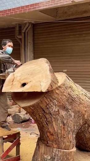 Super talent skill creative daily working, How to do small cow sculpture by wood very nice🥰😘😍🙏🐂 #Awesome #creative #daily #cow #sculpture #work #reels #reels2023 #reelsvideo #reelsfb #skills #talent #wood #woodwork #Super #woodworking #woodwork #wood #woodworker | Working Skill𓃥𓃠𓃰